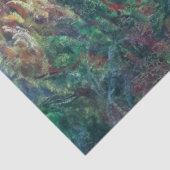 Water Lily Pond (Harmonie Roos), Monet Tissuepapier (Detail)