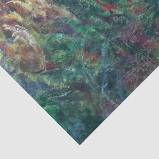 Water Lily Pond (Harmonie Roos), Monet Tissuepapier (Detail)