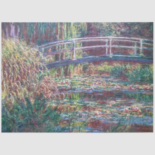 Water Lily Pond (Harmonie Roos), Monet Tissuepapier (Voorkant)