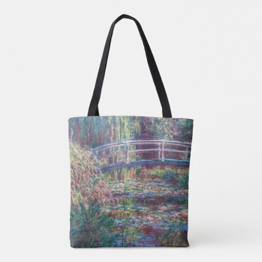 Water Lily Pond (Harmonie Roos), Monet Tote Bag (Achterkant)