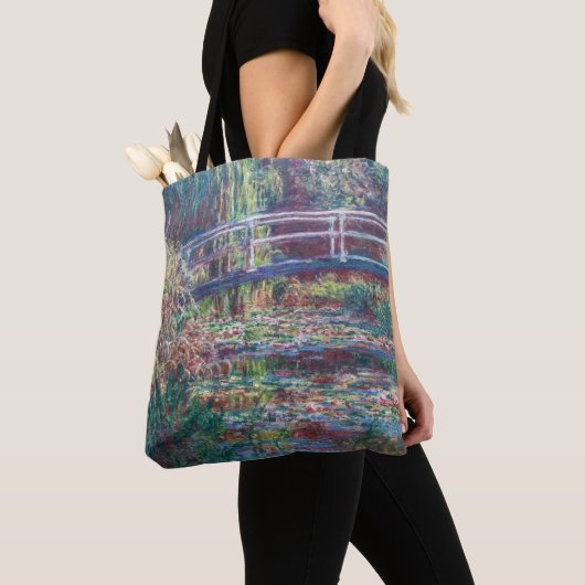 Water Lily Pond (Harmonie Roos), Monet Tote Bag (Dichtbij)