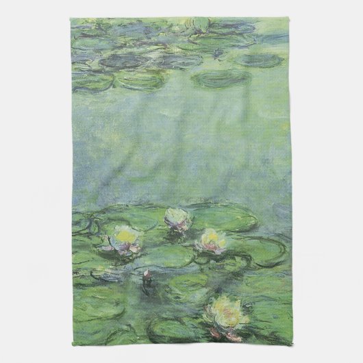 Water Lily Pond Impressionisme Theedoek (Verticaal)