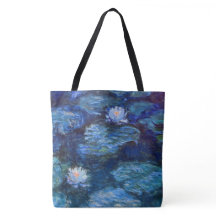 Water Lily Pond in Blue van Claude Monet Fine Art