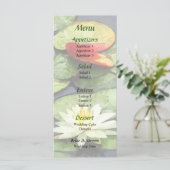 Water Lily Pond in het herfst Wedding Menu (Staand voorkant)
