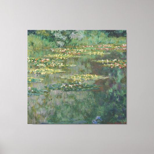 Water Lily Pond Monet 1904 Canvas Afdruk (Voorkant)