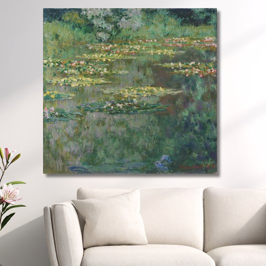 Water Lily Pond Monet 1904 Canvas Afdruk