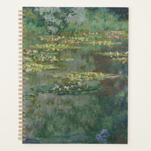 Water Lily Pond Monet 1904 Planner (Voorkant)