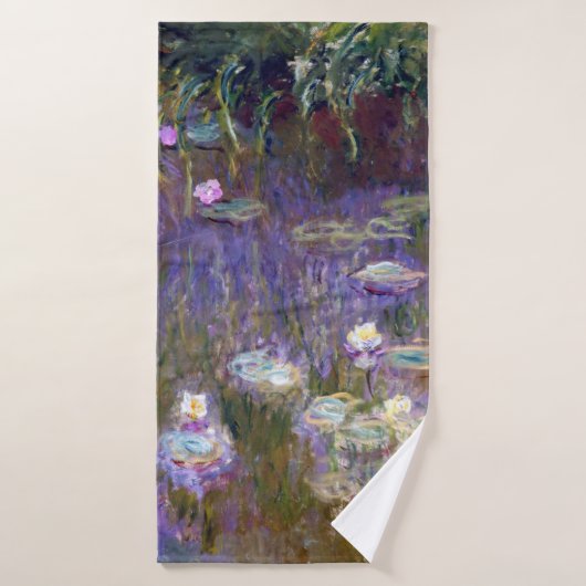 Water Lily Pond, Monet Badhanddoek (Badhanddoek)