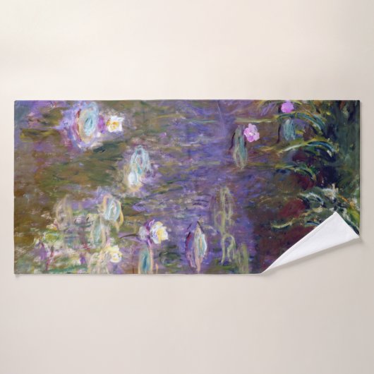 Water Lily Pond, Monet Badhanddoek (Badhanddoek)