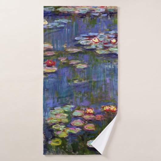 Water Lily Pond, Monet Badhanddoek (Badhanddoek)