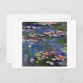 Water Lily Pond, Monet Briefkaart (Voorkant / Achterkant)
