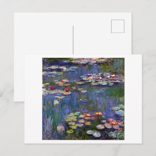 Water Lily Pond, Monet Briefkaart (Voorkant / Achterkant)
