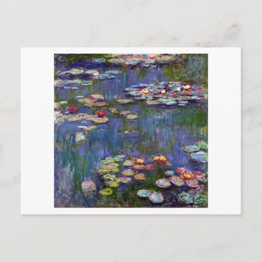 Water Lily Pond, Monet Briefkaart (Voorkant)
