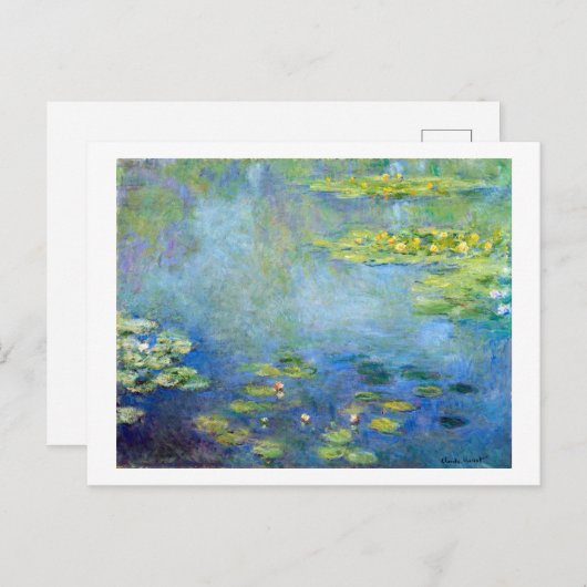 Water Lily Pond, Monet Briefkaart (Voorkant / Achterkant)