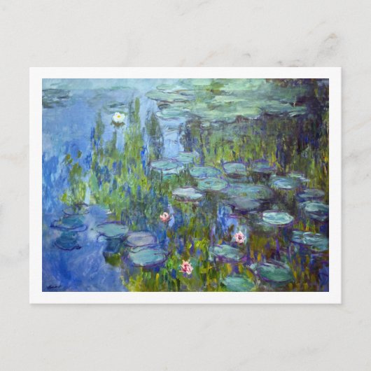 Water Lily Pond, Monet Briefkaart (Voorkant)