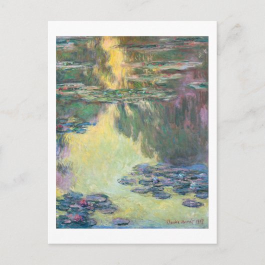 Water Lily Pond, Monet Briefkaart (Voorkant)
