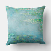 Water Lily Pond Monet Fine Art Buitenkussen (Achterkant)