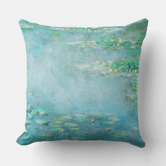Water Lily Pond Monet Fine Art Buitenkussen (Voorkant)