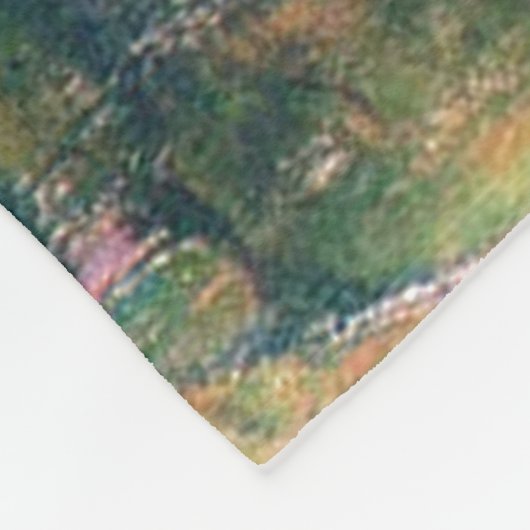 Water Lily Pond Monet Fine Art Fleece Deken (Hoek)