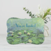 Water Lily Pond Monet Fine Art Kaart (Staand voorkant)
