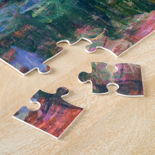 Water Lily Pond Monet Fine Art Legpuzzel (Zijkant)