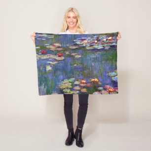 Water Lily Pond, Monet Fleece Deken