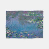 Water Lily Pond, Monet Fleece Deken (Voorkant (Horizontaal))