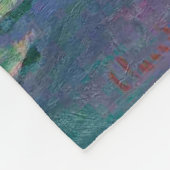 Water Lily Pond, Monet Fleece Deken (Hoek)