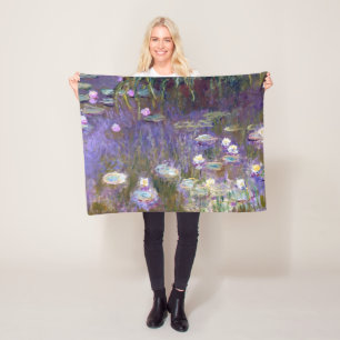 Water Lily Pond, Monet Fleece Deken