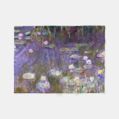 Water Lily Pond, Monet Fleece Deken (Voorkant (Horizontaal))