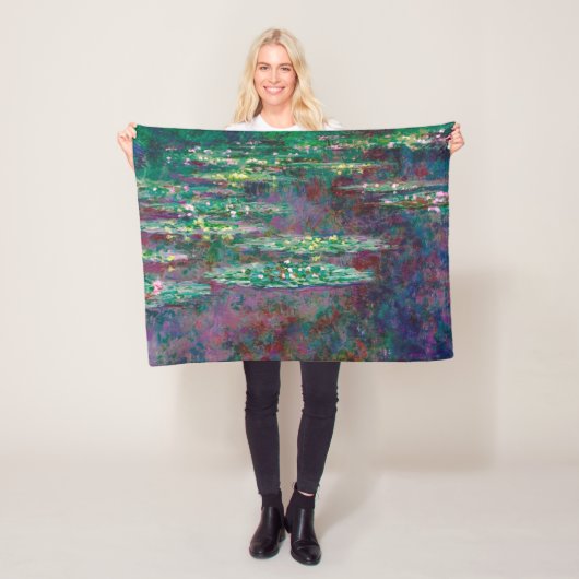 Water Lily Pond, Monet Fleece Deken (In situ)