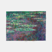 Water Lily Pond, Monet Fleece Deken (Voorkant (Horizontaal))