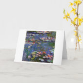 Water Lily Pond, Monet Kaart (Gele Bloem)