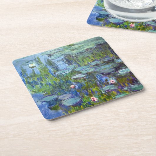 Water Lily Pond, Monet Kartonnen Onderzetters (Schuin)