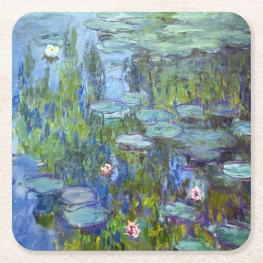 Water Lily Pond, Monet Kartonnen Onderzetters (Voorkant)