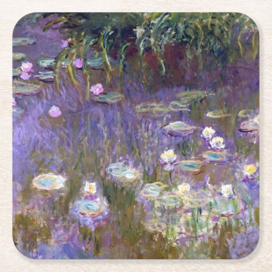 Water Lily Pond, Monet Kartonnen Onderzetters (Voorkant)