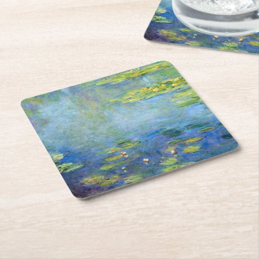 Water Lily Pond, Monet Kartonnen Onderzetters (Schuin)