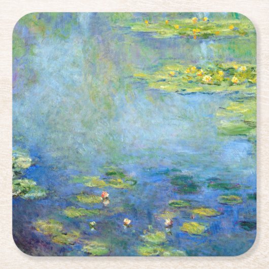 Water Lily Pond, Monet Kartonnen Onderzetters (Voorkant)