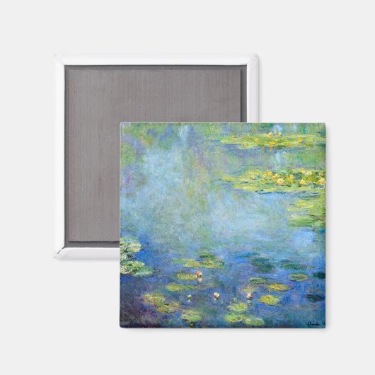 Water Lily Pond, Monet Magneet (Voorkant / Achterkant)