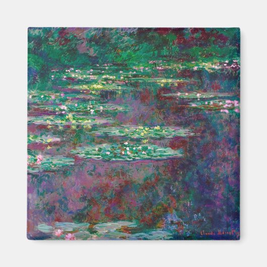 Water Lily Pond, Monet Magneet (Voorkant)