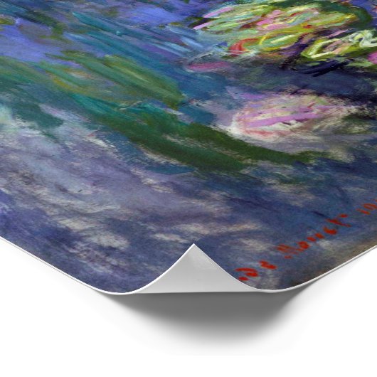 Water Lily Pond, Monet Poster (Hoek)