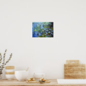 Water Lily Pond, Monet Poster (Keuken)