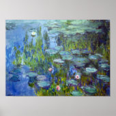 Water Lily Pond, Monet Poster (Voorkant)