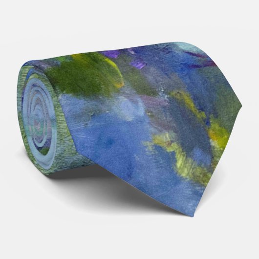 Water Lily Pond, Monet Stropdas (Opgerold)