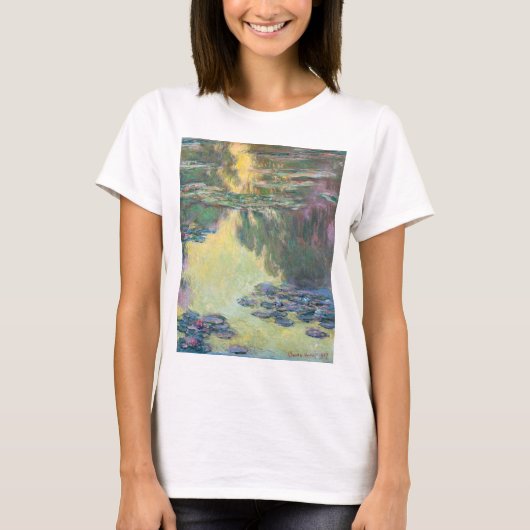 Water Lily Pond, Monet T-shirt (Voorkant)