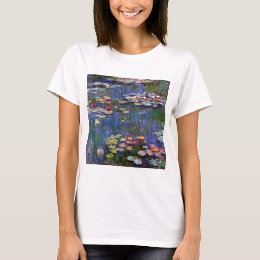 Water Lily Pond, Monet T-shirt (Voorkant)