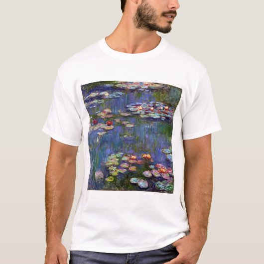 Water Lily Pond, Monet T-shirt (Voorkant)