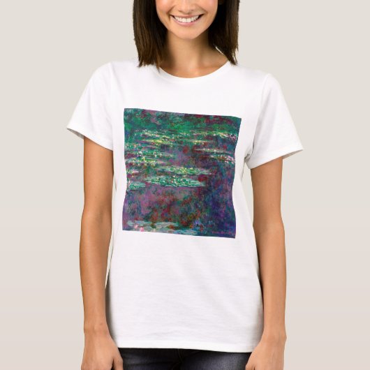 Water Lily Pond, Monet T-shirt (Voorkant)
