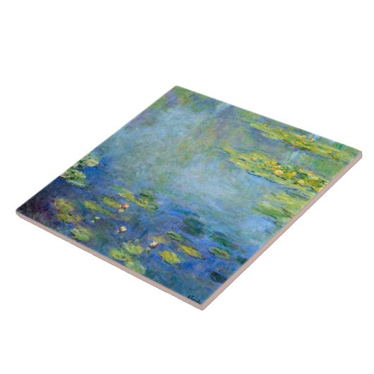 Water Lily Pond, Monet Tegeltje (Zijkant)