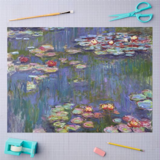 Water Lily Pond, Monet Tissuepapier (Craft)